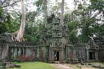Gopura Porta, Ta Prohm, Cambogia.