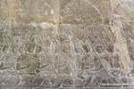 Sfilata di soldati, militari Suryavarman II, fresco, Angkor Wat, Cambogia.