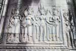 Visualizzazione di cappette Apsara, Angkor Wat, Cambogia.