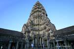 La torre centrale, il cuore del tempio, Angkor Wat, Cambogia.