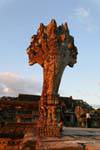 Naga sulla terrazza croce, Angkor Wat, Cambogia.