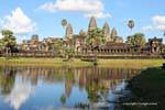 Close-up del simbolo, Prasat Angkor Wat, Cambogia.