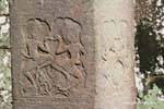 Pilastro samsaras su Bayon Angkor Thom, Cambogia.