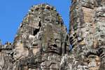 Groviglio di edifici Bayon Angkor Thom, Cambogia.