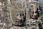 Uno di cinquanta giri con quattro facce Bayon Angkor Thom, Cambogia.