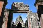 Porta Frontone Bayon, Angkor Thom, Cambogia.