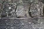 Buddista dirige Bayon Angkor Thom, Cambogia.