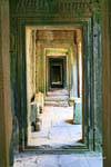 Gopura Bayon Angkor Thom, Cambogia.