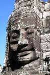 Faccia di pietra Bayon Angkor Thom, Cambogia.