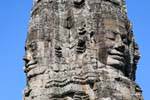 Tour a 4 facce Bayon Angkor Thom, Cambogia.