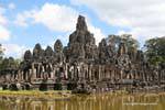 Vista generale del palazzo celeste del dio Indra, Bayon, Angkor Thom, Cambogia.
