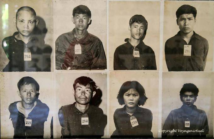 Registro fotografico di prigionieri, S-21, Phnom Penh - Cambogia