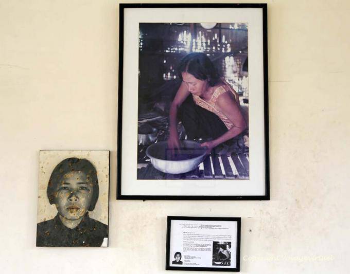 Guardian (o vittima?) Genocide superstite, Tuol Sleng, Phnom Penh - Cambogia