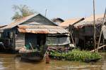 Casa del Pescatore sul Tonle Sap, Cambogia.