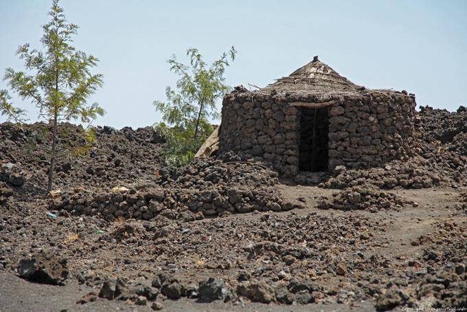 Fogo, Chã das Caldeiras casa di pietra - Capo Verde
