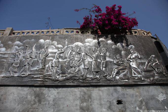 Fogo, São Filipe, murale - Capo Verde