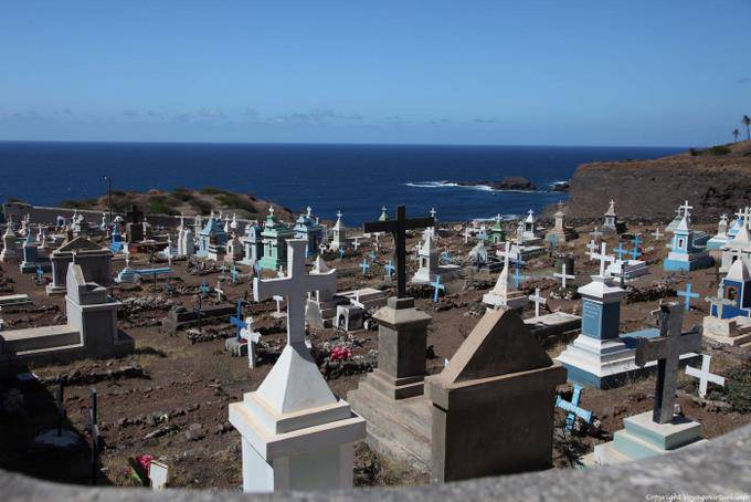 Santo Antão, Cha de Igreja, cimitero mare - Capo Verde