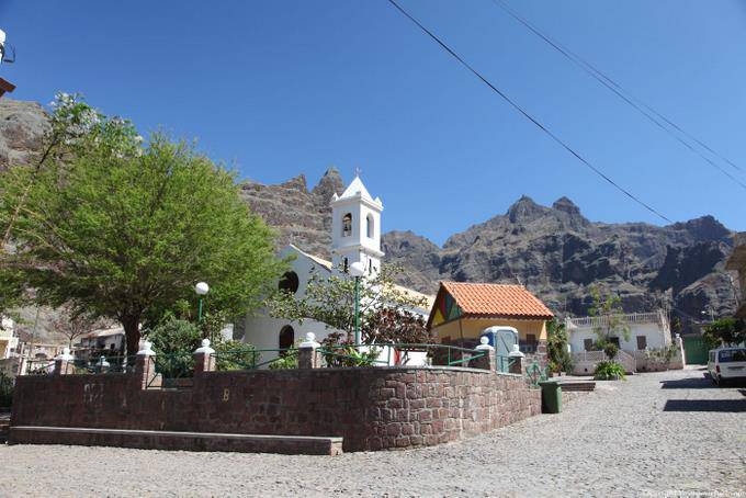 Santo Antão, Cha de Igreja, chiesa bianca - Capo Verde