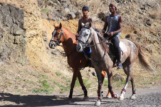 Santo Antão, Cocculi, passeggiata a cavallo - Capo Verde