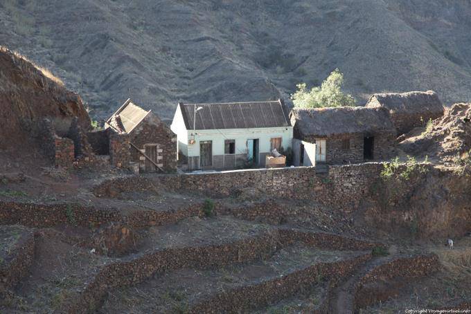 Santo Antão, casa sul bordo - Capo Verde