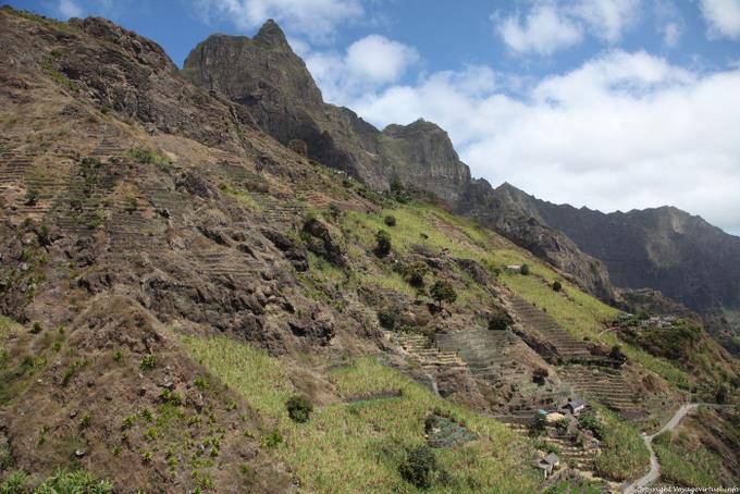 Santo Antão, Paúl, coltivazioni a terrazze - Capo Verde