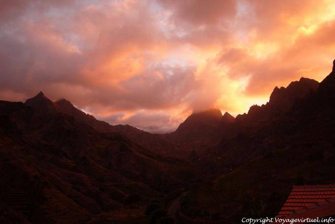 Santo Antão Ribeira Grande, bagliore solare - Capo Verde