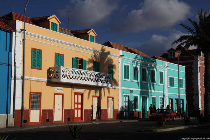 Ombra sulla São Vicente, Avenida Republica, Mindelo - Capo Verde