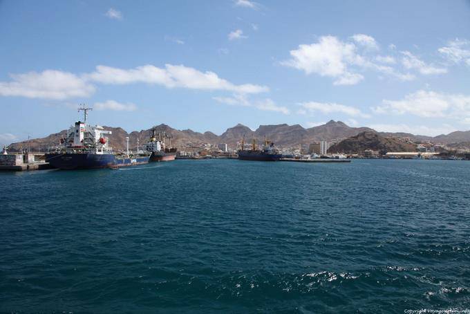São Vicente, Mindelo baia, porto commerciale - Capo Verde