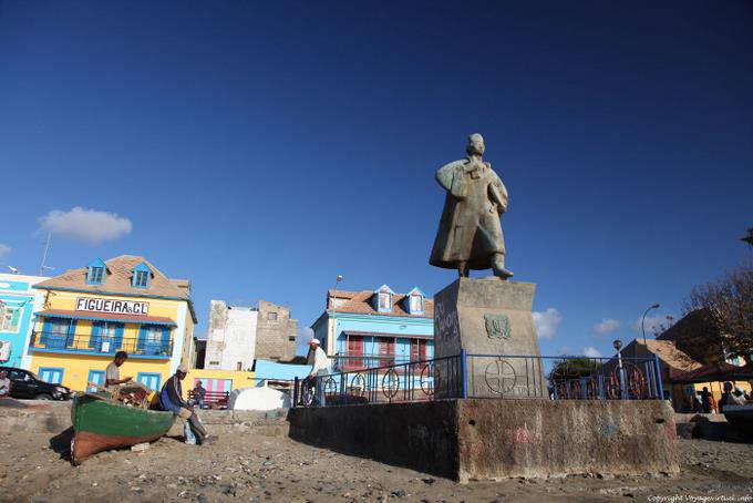 São Vicente, Diogo Afonso statua, Mindelo - Capo Verde