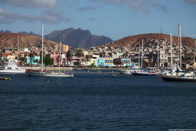 São Vicente, Mindelo, vista generale della città - Capo Verde