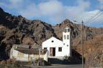 Santo Antão, boca Ambas Caibros, chiesa postmoderno, Capo Verde.