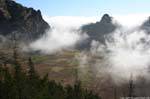 Santo Antão, nuvole in Caldera, Capo Verde.