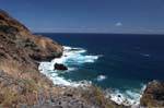 Santo Antão, Paúl, vista mare, Capo Verde.