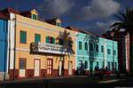 Ombra sulla São Vicente, Avenida Republica, Mindelo, Capo Verde.