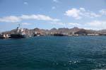 São Vicente, Mindelo baia, porto commerciale, Capo Verde.