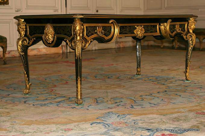 Tabella nero e oro, Appartamento Dauphine, Versailles