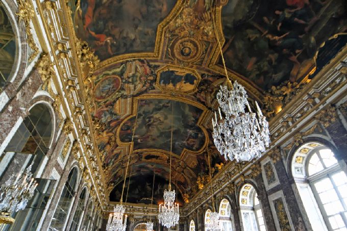 Sala degli Specchi, Incrocio del Reno e il Re prende Maastricht, Versailles