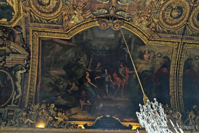 Sala degli Specchi, la risoluzione per fare la guerra con gli olandesi, Versailles