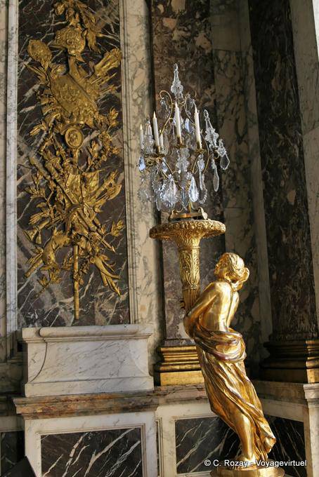 Doratura Marmo Sala degli Specchi, Versailles