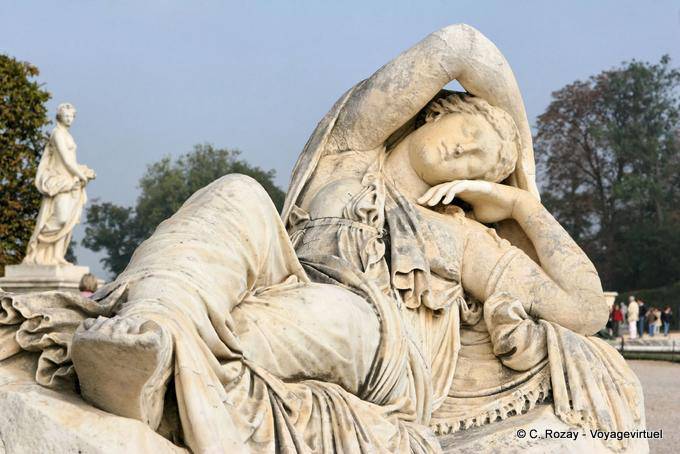 Dormire Ariadne Van Cleve, Fontana Alba, Versailles