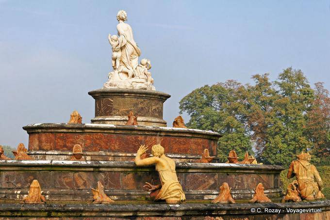 Il Bacino Latona, vista posteriore, Versailles