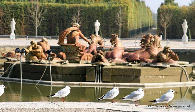 Lavoro Tuby, dopo Le Brun, Fontana di Apollo a Versailles