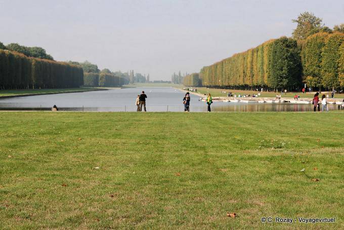 Veduta del Canal Grande a Versailles