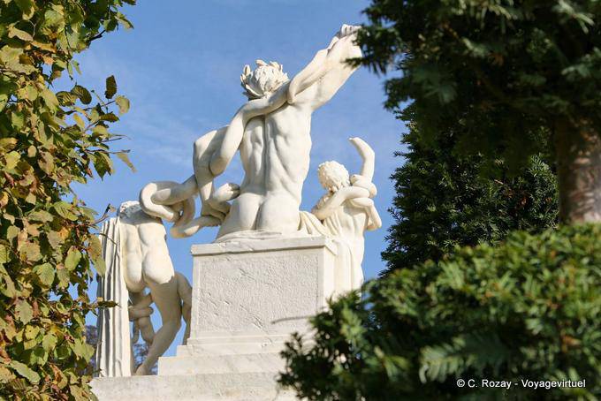 Laocoonte e suo figlio da Tuby, Fontana Latona, Versailles