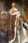 Up ritratto di Luigi XVI nel salone di Apollo, Versailles