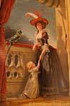 Ara e la donna con foto bambina, Versailles