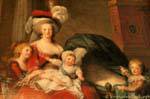 Maria Antonietta ei suoi figli, tavolo Versailles