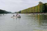 In canoa sul Canal Grande a Versailles