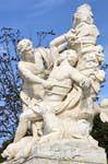Statua di Aristeo e Proteus da Slodtz, Apollo Basin, Versailles