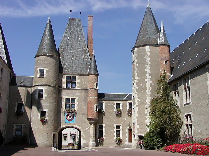 Castello degli Stuart in Aubigny-sur-Nere, Francia.